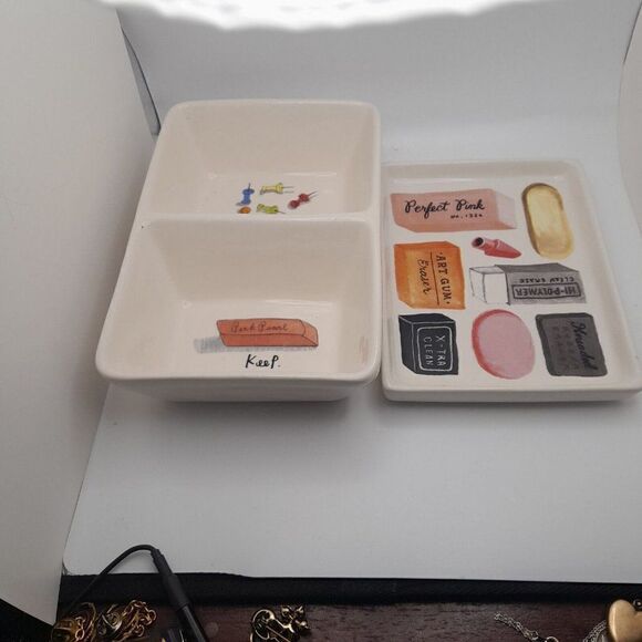 Angela Staehling  Sketchbook Series by Magenta Eraser Trinket Stash Keep Dish - Picture 5 of 11